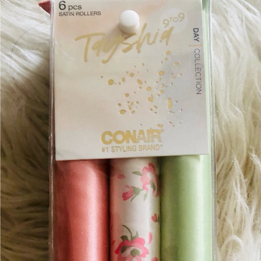 CONAIR 6 Piece Satin Hair Rollers